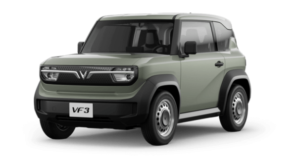 VinFast VF3 xanh rêu